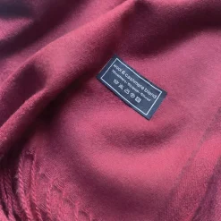 AND COPENHAGEN Cashmere Tørklæde Bordeaux