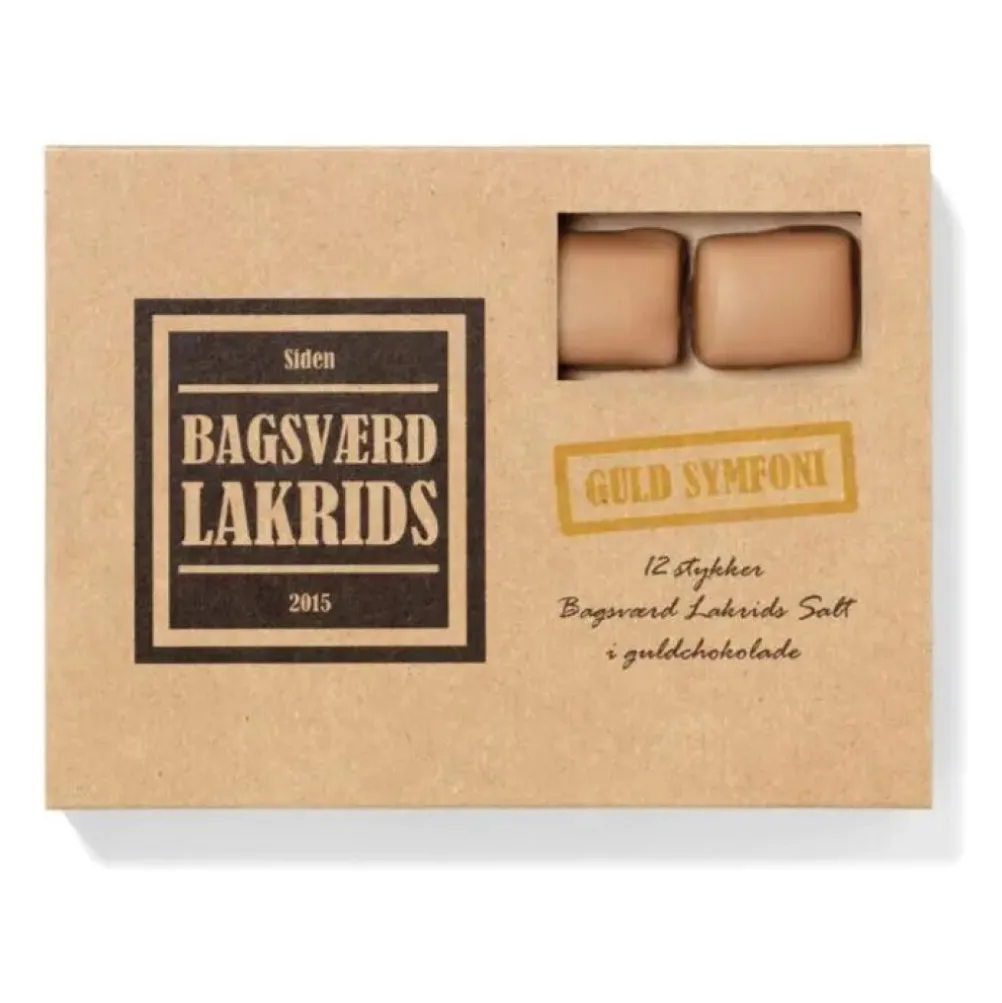 BAGSVÆRD LAKRIDS Guld Symfoni Æske