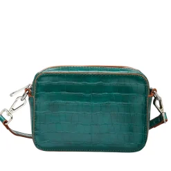 BECK SÖNDERGAARD Croc Minnie Bag Dark Forest