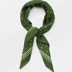 BECK SÖNDERGAARD Devi Cotta Scarf Kombu Green