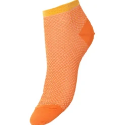 BECK SÖNDERGAARD Dollie Harlequin Sock Russet Orange