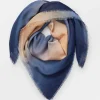 BECK SÖNDERGAARD Fade Woo Scarf Coronet Blue
