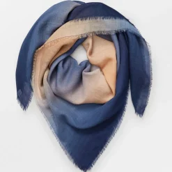 BECK SÖNDERGAARD Fade Woo Scarf Coronet Blue