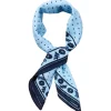 BECK SÖNDERGAARD Flaia Cotta Scarf Clear Sky Blue
