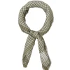 BECK SÖNDERGAARD Gingham Wica Scarf Dusty Olive