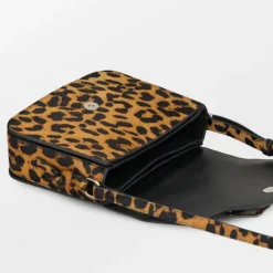 BECK SÖNDERGAARD Leopa Leather Iris Bucket Bag Black