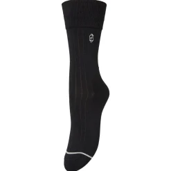 BECK SÖNDERGAARD Logo Cotta Sock Black