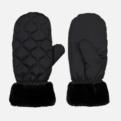 BECK SÖNDERGAARD Luffer Makara Puff Mittens Black