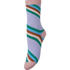 BECK SÖNDERGAARD Oblique Striped Lavender