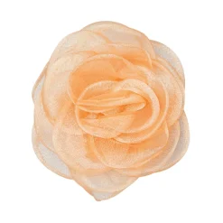 BECK SÖNDERGAARD Orchia Flower Hair Tie Tangerine Orange