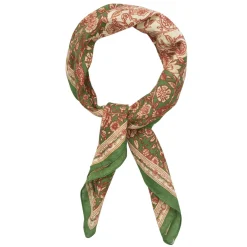 BECK SÖNDERGAARD Rosaisley Cotta Scarf Campsite Green