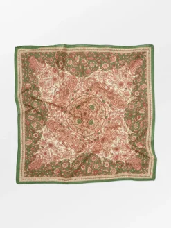 BECK SÖNDERGAARD Rosaisley Cotta Scarf Campsite Green