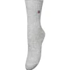 BECK SÖNDERGAARD Rose Wola Sock Light Grey Melange