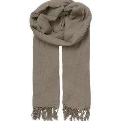 BECK SÖNDERGAARD Solid Ilona Scarf Fossil Brown