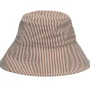 BECK SÖNDERGAARD Striba Bucket Hat Sorrel Brown