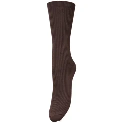 BECK SÖNDERGAARD Telma Solid Sock Hot Fudge Brown