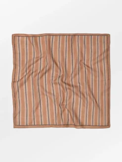 BECK SÖNDERGAARD Tilly Cotta Scarf Brown Sugar