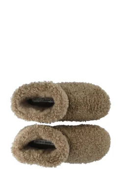 BIANCO MEDINA Varm Flatform Ankel Boot Taupe