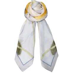 BLACK COLOUR Bcarlet Satin Scarf Sky Blue