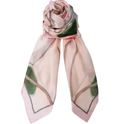 BLACK COLOUR Bcarlet Satin Scarf Rose
