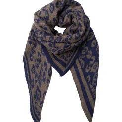 BLACK COLOUR Bcbex Leo Scarf Taupe/Navy