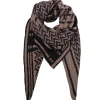BLACK COLOUR Bcbex Triangle Scarf Sort/Taupe