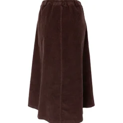 BLACK COLOUR Bccora Corduroy Skirt Coffee