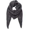 BLACK COLOUR Bcdell Knitted Mini Scarf Grey Melange
