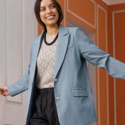 BLACK COLOUR Bcfrankie Blazer Light Blue