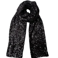 BLACK COLOUR Bcglam Slim Scarf Black