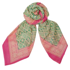 BLACK COLOUR Bcindia Scarf Green