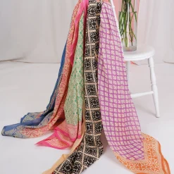 BLACK COLOUR Bcindia Scarf Green