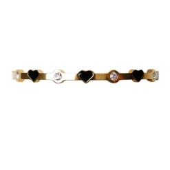 BLACK COLOUR Bcjudy Rhinesteone Bracelet Sort