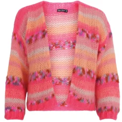 BLACK COLOUR Bclagoon Multi Cardigan Peach Multi