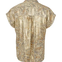 BLACK COLOUR Bcluna Andrea S/S Top Golden Sand