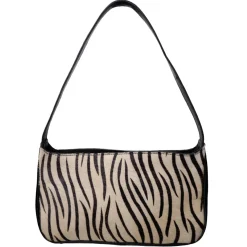 BLACK COLOUR Bcmalia Baguette Bag Zebra