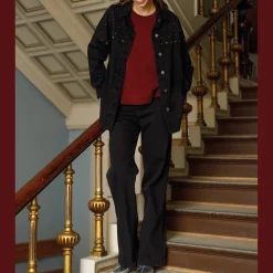 BLACK COLOUR Bcnessa Pocket Jeans Sort