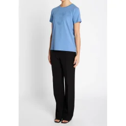 BRUUNS BAZAAR Alnus Ruba Tee Cornflower Blue