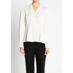 BRUUNS BAZAAR Amaranth Zea Shirt White Stripe