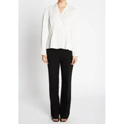 BRUUNS BAZAAR Amaranth Zea Shirt White Stripe