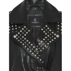 BRUUNS BAZAAR Clove Zhoa Leather Waistcoat Sort
