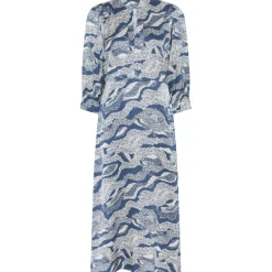 BRUUNS BAZAAR Floret Clarenas Dress Blue Lace