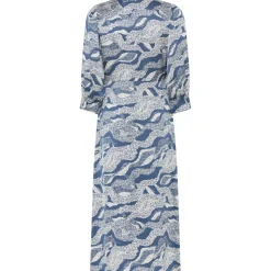 BRUUNS BAZAAR Floret Clarenas Dress Blue Lace