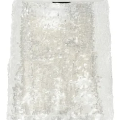 BRUUNS BAZAAR Mossrose Joan Skirt Hvid Sølv