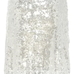 BRUUNS BAZAAR Mossrose Joan Skirt Hvid Sølv