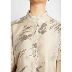 BRUUNS BAZAAR Plantago Charlotta Shirt Light Gold