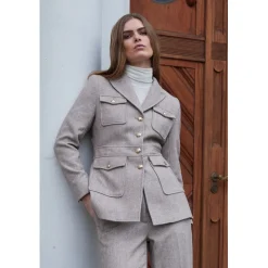 BRUUNS BAZAAR Scarlet Baki Jacket Falllen Rock