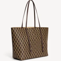 BY MALENE BIRGER Abigail Monogram Tote Bag Shale