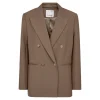 CO' COUTURE Aniston Uniform Blazer Walnut