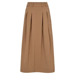 CO' COUTURE Anya Pleat Skirt Khaki